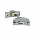 Ives Commercial Solid Brass Adjustable Roller Catch with Full Lip Strike Bright Chrome Finish 335B26